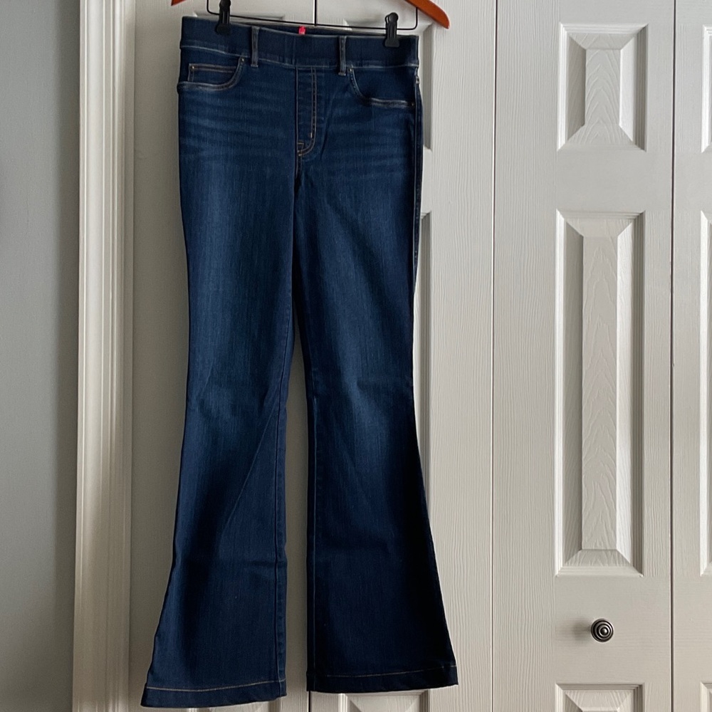 SPANX Dark Blue Flare Women's Jeans